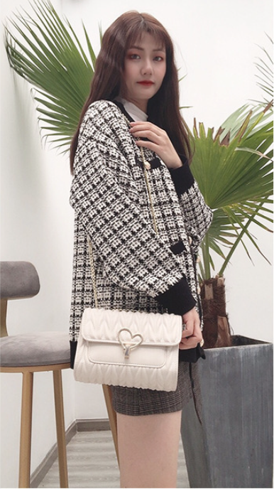 2025 New Genuine Leather Womens Bag  Quilted Crossbody Handbag